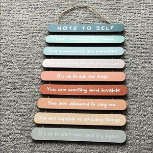 Inspirational Multicolor Wall Hanging Decor